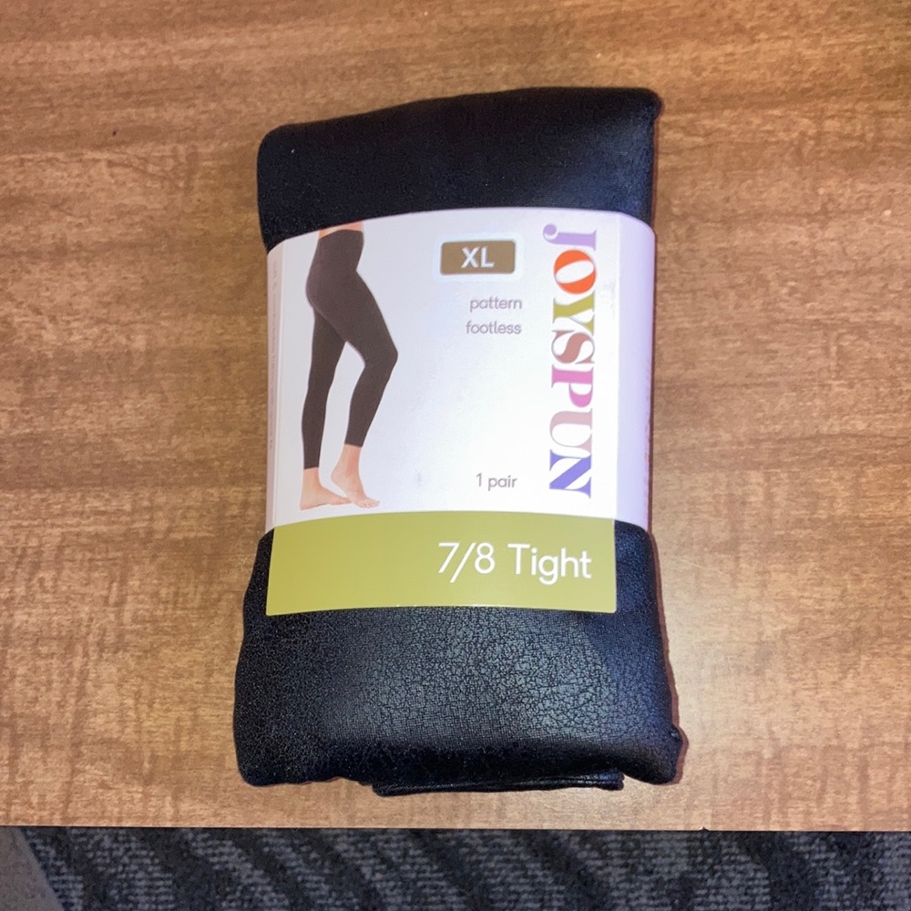 No Nonsense Black 7/8 Tights XL
